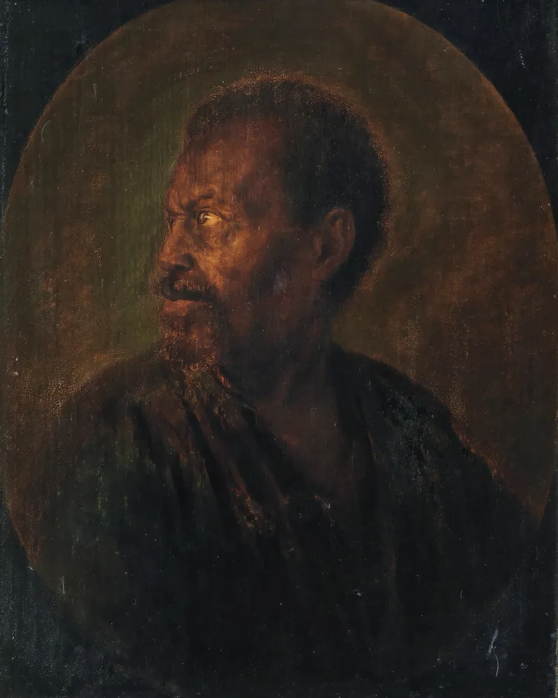 Head of an African (1628 – 1675) by Gerrit Dou