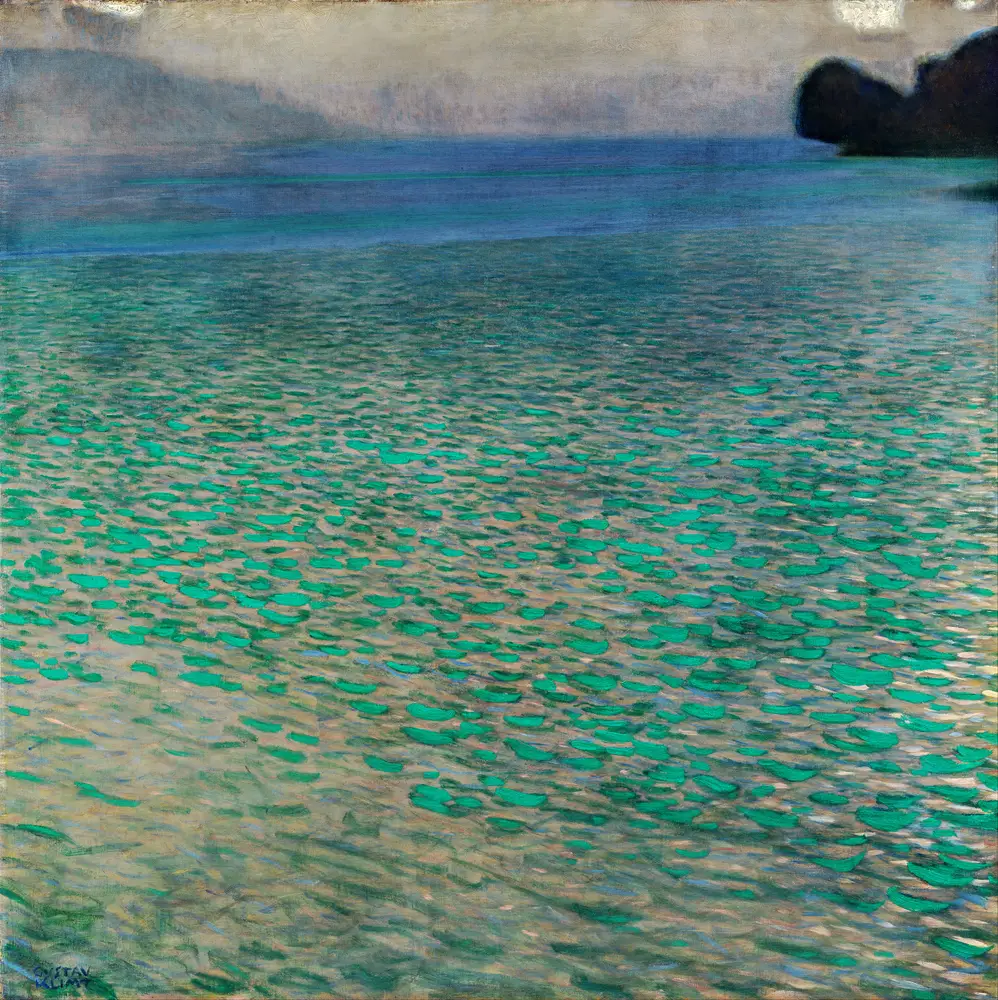 Attersee by Gustav Klimt