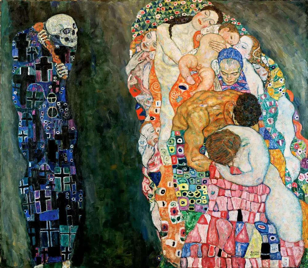 Death and Life by Gustav Klimt