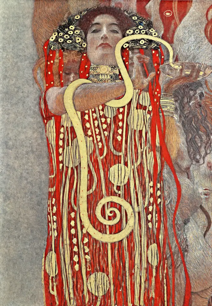 Hygieia by Gustav Klimt