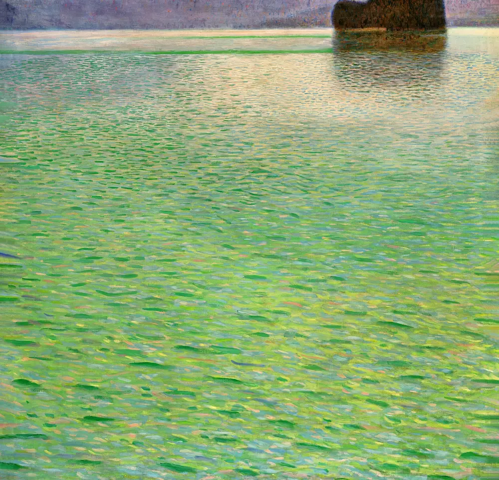Insel im Attersee (Island in the Attersee) (circa 1901–02) by Gustav Klimt
