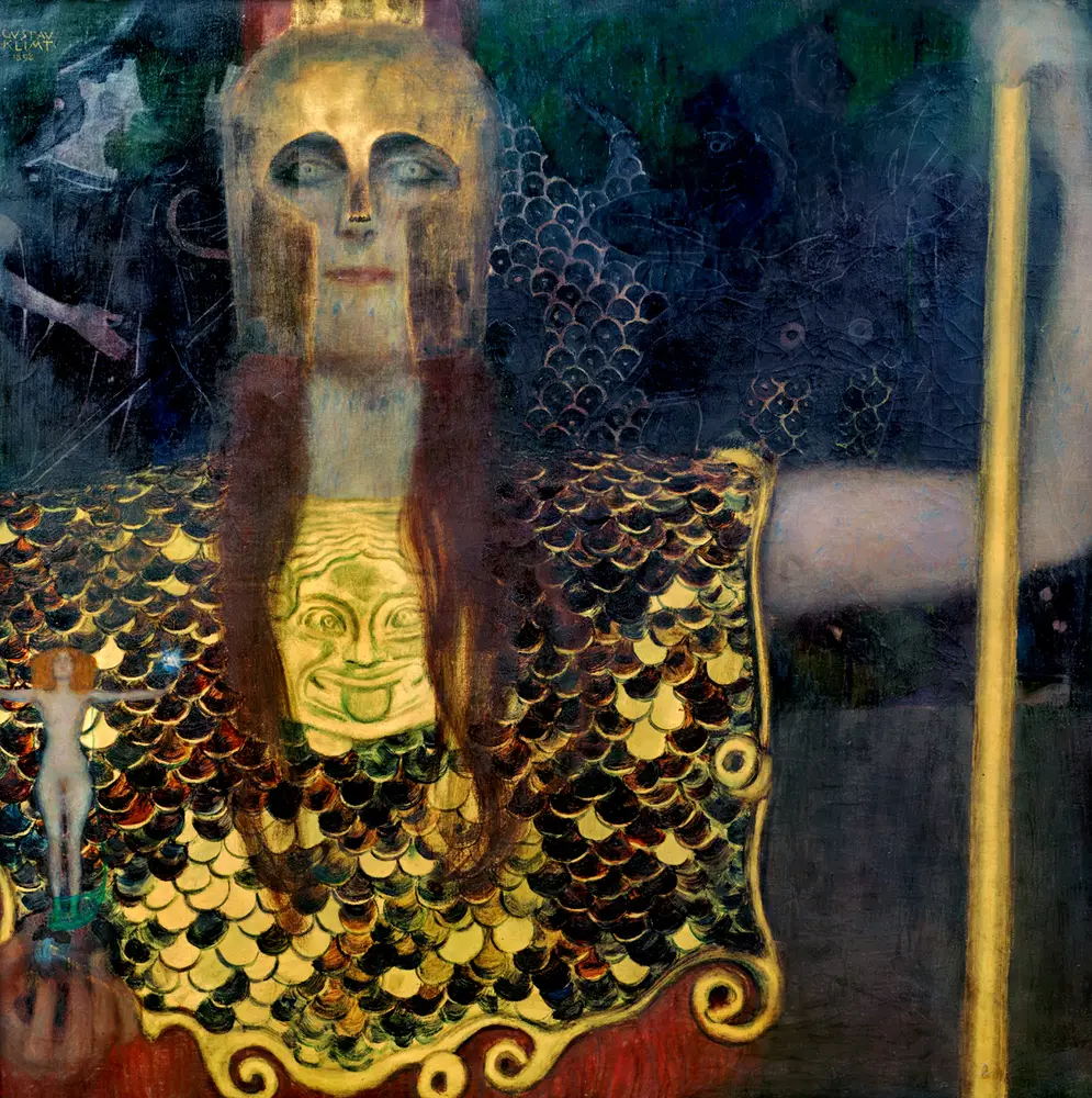 Pallas Athene by Gustav Klimt