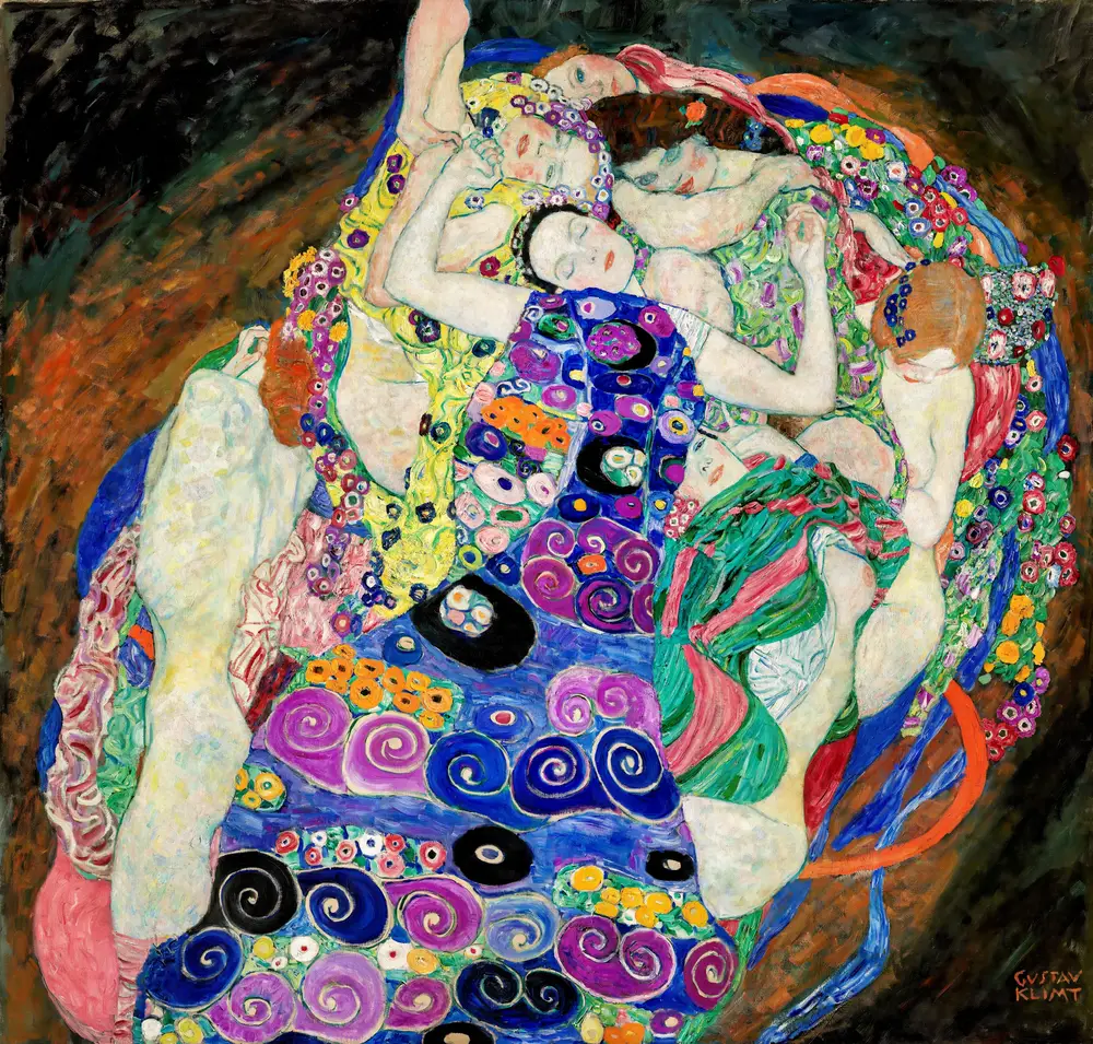 The Maiden by Gustav Klimt