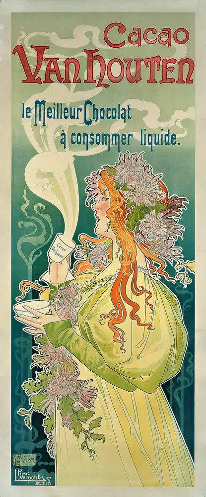 Cacao Van Houten (1897) by Henri Privat-Livemont