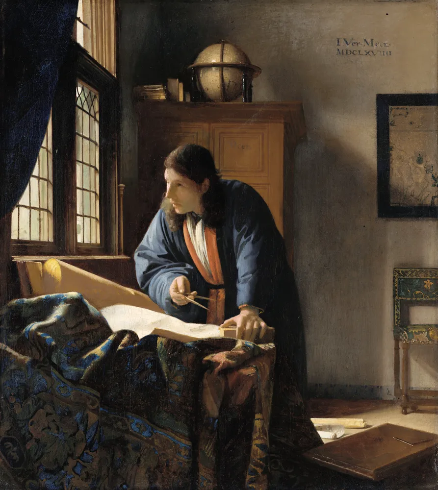 The Geographer (1669) by Johannes Vermeer