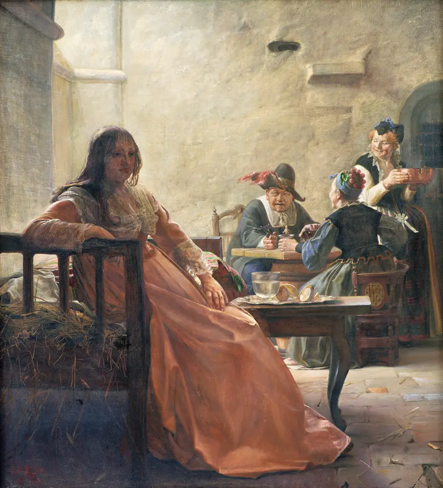 Leonora Christina in Prison (1869_1870) by Kristian Zahrtmann