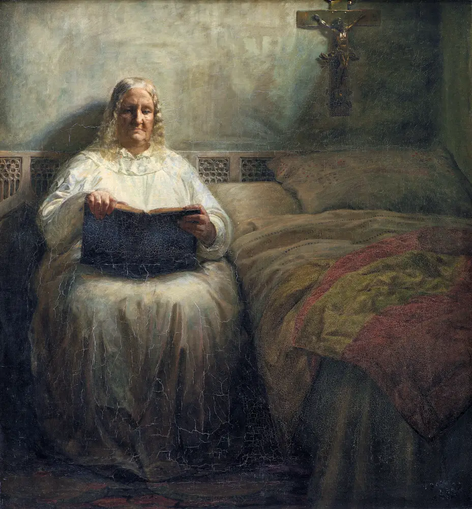 Leonora Christina in The Maribo Monastery (1881_1882) by Kristian Zahrtmann