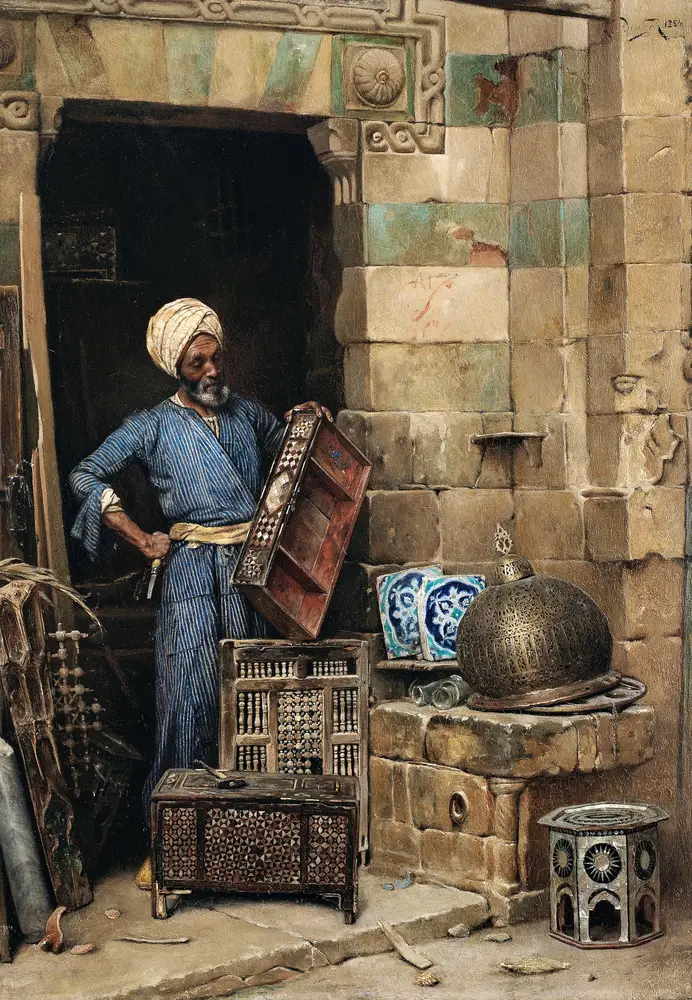 The Woodworker by Ludwig Deutsch