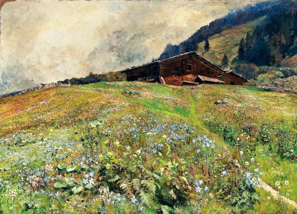 Tirol, Alpenwiesen by Marie Egner