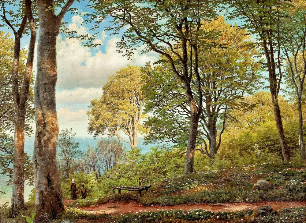 Road to New Battle (1879) by Peder Mørk Mønsted