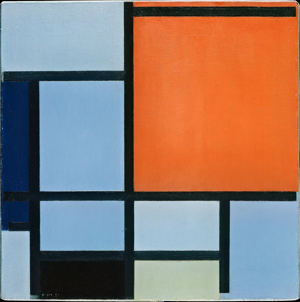 Composition (1921) by Piet Mondrian