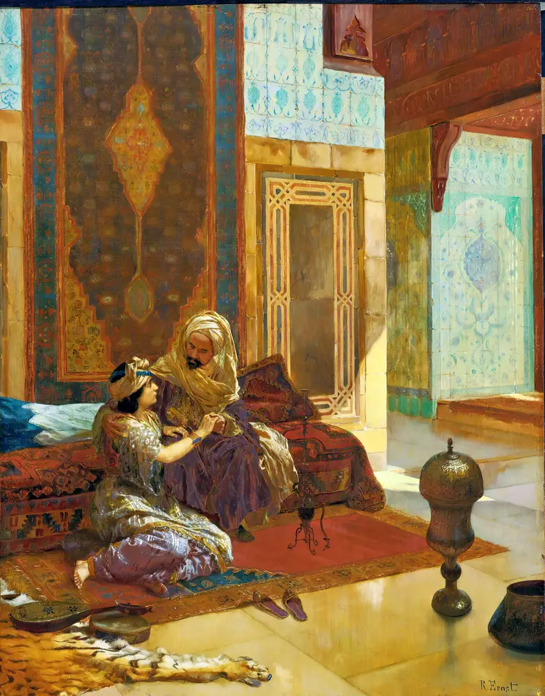 La Favorite by Rudolf Ernst
