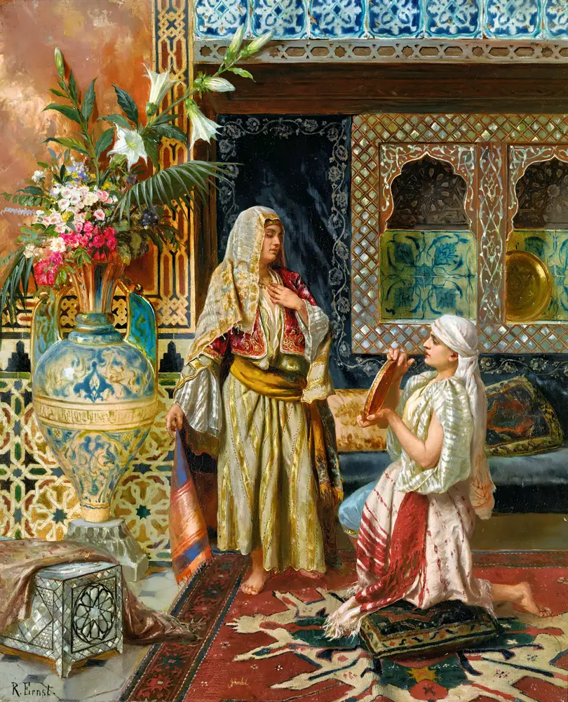 The favourite by Rudolf Ernst