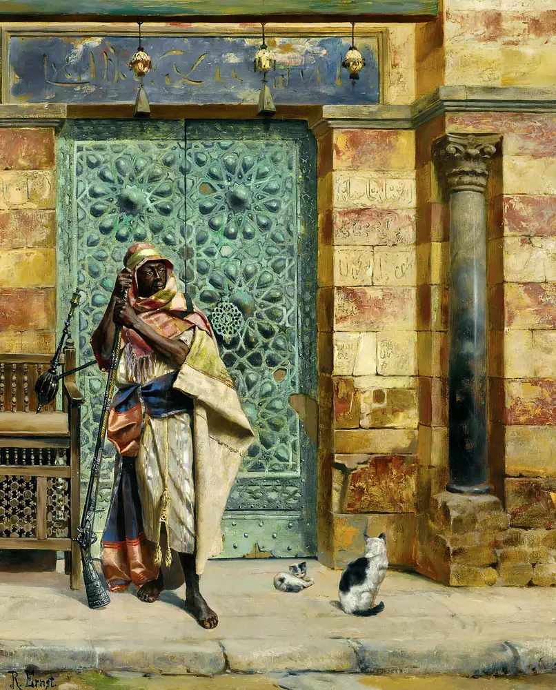 The Nubian Guard by Rudolf Ernst