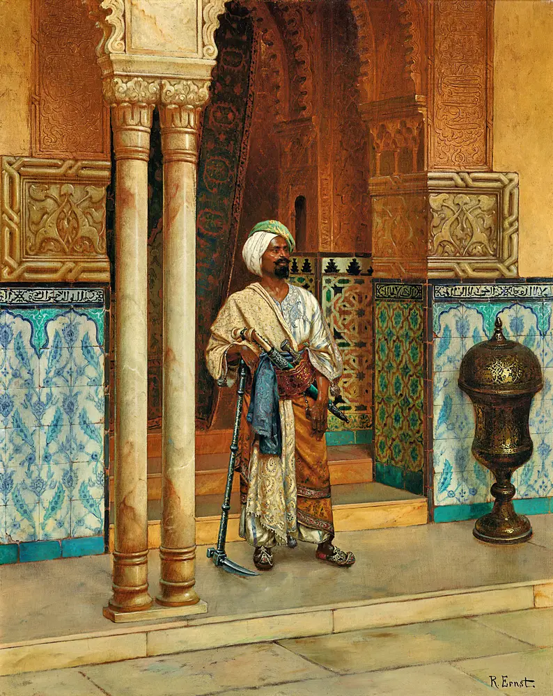The Palace Guard II by Rudolf Ernst