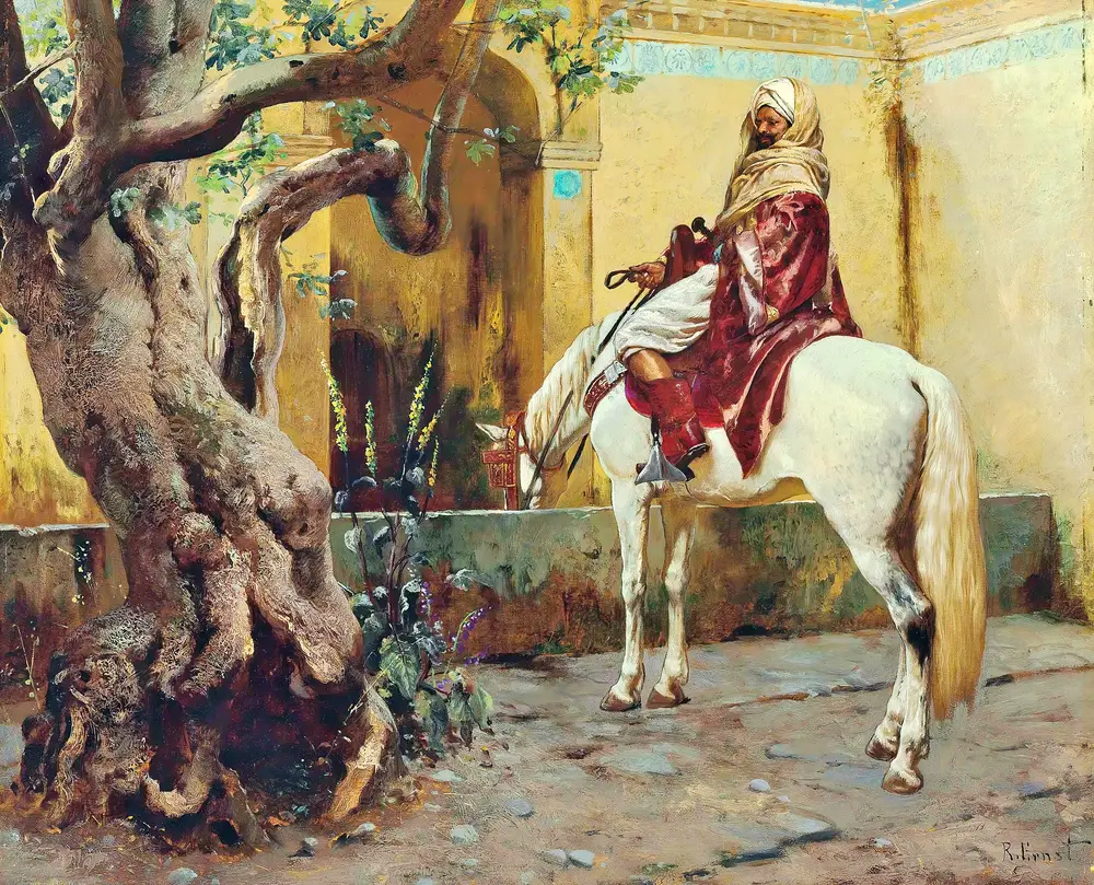 The Watering Hole by Rudolf Ernst