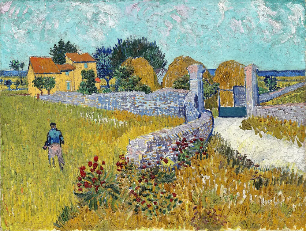 Farmhouse in Provence (1888) by Vincent Van Gogh