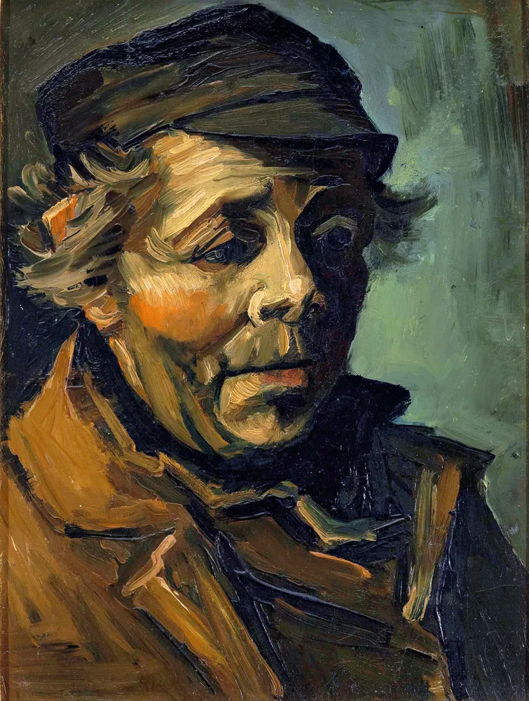 Head Of A Peasant (1884) by Vincent Van Gogh