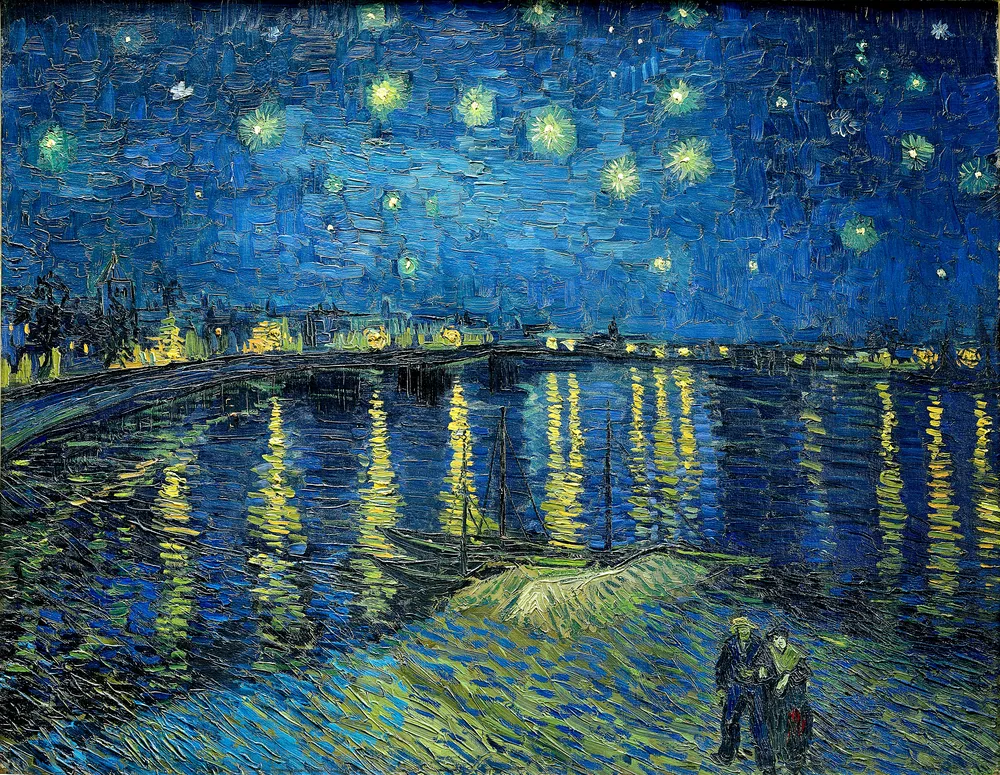 Starry Night Over the Rhone (1888) by Vincent Van Gogh